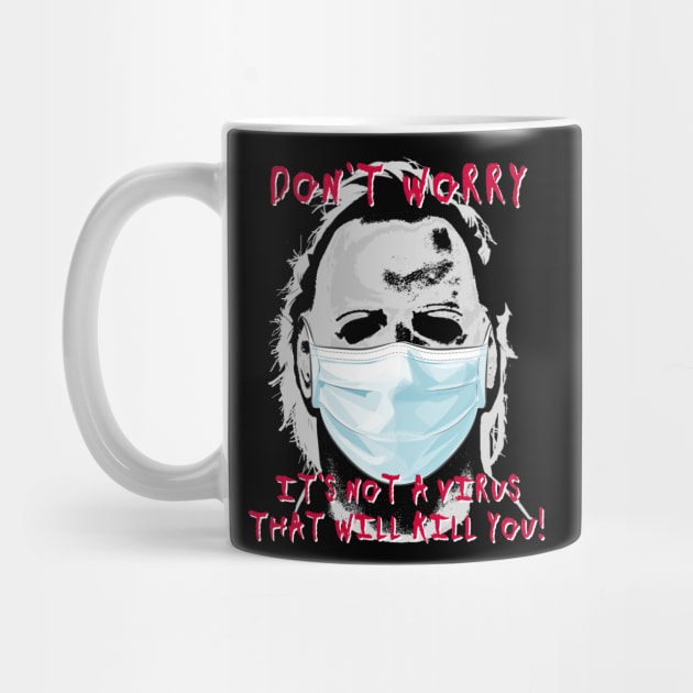 Funny Horror Movie with Face Mask by Halloween Merch